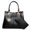 2 Pcs Ladies Shoulder Bags Set American Style Pu Leather Tote Handbag