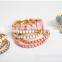 octagon candy pastel acrylic bangles cup chain rhinestone DIY hobby claw jewelry making bracelet