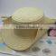 2015 Wholesale Fast Delivery white knitting paper straw cowboy hats