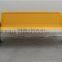 Powder coated steel garden bench metal outdoor bench seat