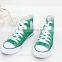 2016 Wholesale Fashion Hot Sale canvas Shoes New Design Canvas High Heel Vulcanized Shoes