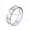 Unisex 316L Stainless Steel High Polished and Quality Letter Metal Bangle