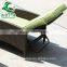 Factory manufacturer direct wholesale cheap outdoor beach rattan sun lounge chair set