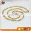 2015 New design products gold plated stainless steel necklace chain wholesale