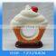 Decorative ice cream shaped ceramic plate custom with logo