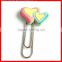 Special heart shaped paper clips
