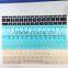0.3mm EU layout silicone keyboard film for latest laptop