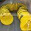 welding,yellow/ orange pvc polyester flexible ventilation pipe