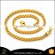 2016 New Gold Necklace Chain 316L Stainless Steel 18K Gold Plated Rope Chain Men's Stainless Steel Necklace Chain