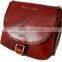 Real Leather Ladies Red Shoulder Bag