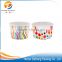 Personalized custom printed different size rice water bowl gelato paper cup