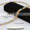Popular heart mesh designed chain necklaces with titanium custom chain necklaces
