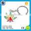 China OEM keychain with epoxy metal keyring