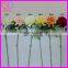 32" individual brush fabric 7" peony head artificial peony flower with leaves
