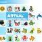 2016 newest interesting 89 colors parent-child game plastic beads