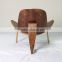Modern Bend plywood hans wegner ponyhide / cowhide shell chair