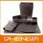High quality customized made-in-china Leather Desk Sets Brown For Sale(ZD13-72-1)