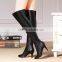 2016 factory wholesale women over knee high heel boots CP6892-2