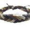Braided Mix Colors Leather Rope Wrist Bracelets