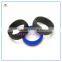 Fashion 9mm emerald green silicone finger rings, smart American size emerald green silicone finger rings