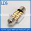Festoon Dome Panel Light 12 SMD 4014 LED 31mm Car Reading Interior Map Roof lights