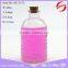 Fancy aroma diffuser glass bottle with cork