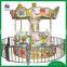 Popular park rides electric fiberglass carousel horses