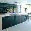 Customized kitchen wall cabinets with glass sliding doors