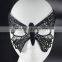 Sexy lady black lace mask, masquerade lace party butterfly mask for Christmas/Halloween