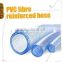 3/8'' all size PVC water hose clear fiber reinforced plastic hose
