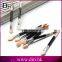 Double-ended disposable eyeshadow lip applicator