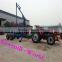 Electric poewered 1-12T Log trailer with crane