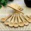 Bamboo Dinner Set Kitchen Cooking Utensils 4 Bamboo Spoons And Spatula Set For Serving And Cooking Tools