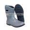 Womens Gray Neoprene Rubber Rain Boots Wholesale