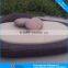 Outdoor furniture oval sofa sunbed big sofa sunbed CF833L