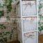 white wooden cabinet with drawers/wooden chest/wooden furniture
