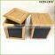 Bamboo Chalkboard Food Storage Bin Kitchen Storage Box Homex BSCI/Factory
