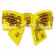 Kids boutique hair accessories sequin bows 4.5 cm wide lavender green red bow DIY