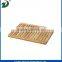 Fancy bamboo / wooden bath mat / shower floor / shoe tray