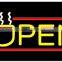 open sign! flash led sign,full color change ,remote control led sign board