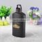500ML matte black Flat Water bottle