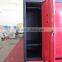 School Black Four Door Steel Gym Metal Locker