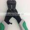 200mm black finished mini bolt cutters with dual colors design