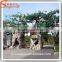Decorative width 10m and height 5m artificial purplish red tree branches with special styles