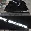 black granite fireplace hearth slab