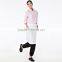 Kitchen Chef Cookware Restaurant Pink Color Long Sleeve Ladies Chef Coat