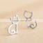 High end metal stud earring for girls jewelry, cheap price earrings in Yiwu, lovely design earrings supplier
