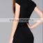 Fashion cool black OEM service top quality cheap ladies dress wholesale