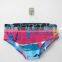 Custom Full Printed Sublimation Cotton Children Underwear Brand Logo on Elastic Waistband Kids Briefs Thongs