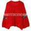 M1212 Runwaylover 2016 latest design fashion ladies sequin cartoon girl star pattern knitted sweater